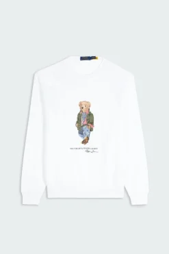 Sweat Polo Bear en molleton - Sweatshirt | Blanc