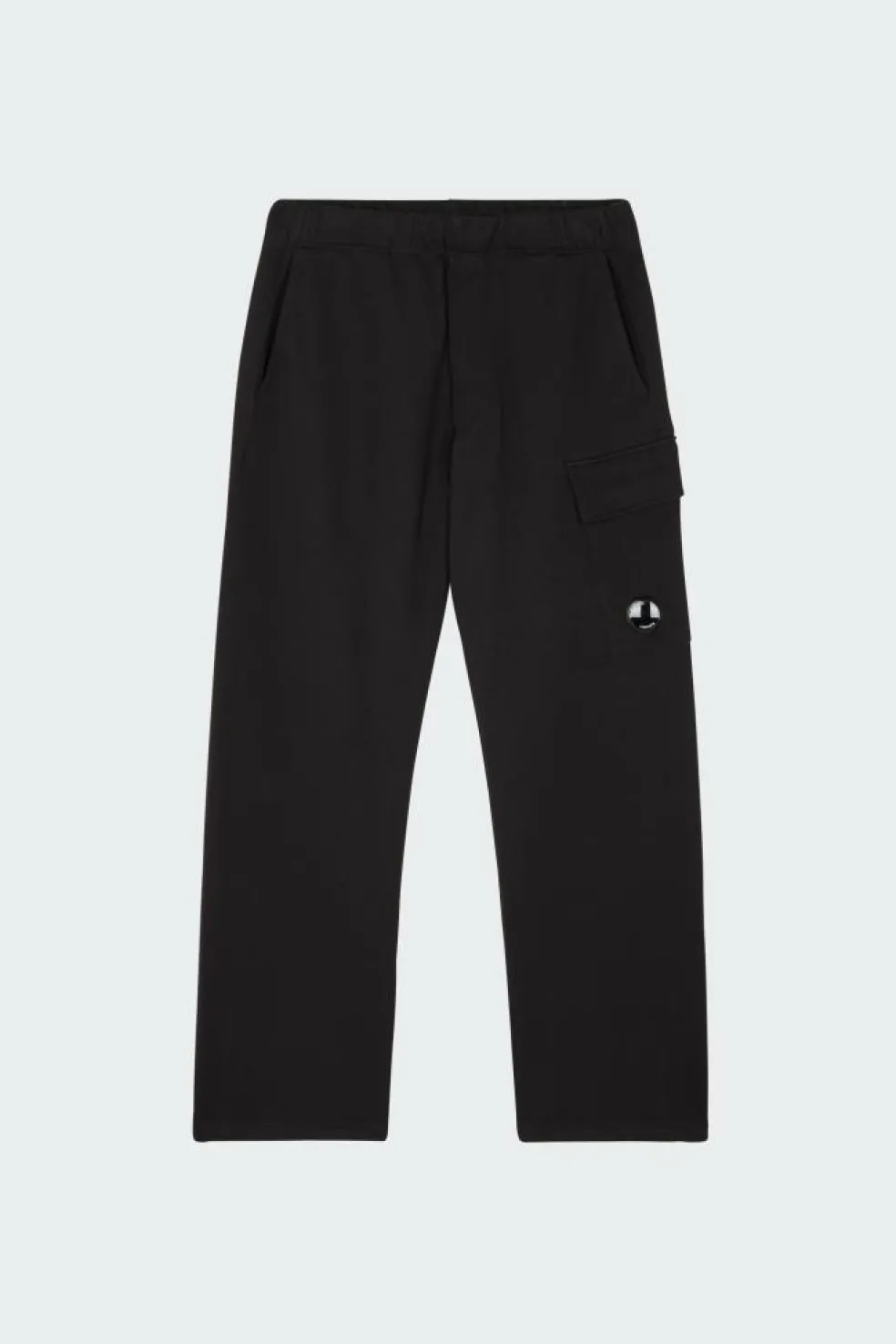 SWEATPANTS CARGO PANT IN DIAGONAL RAISED FLEECE - Jogging | Noir