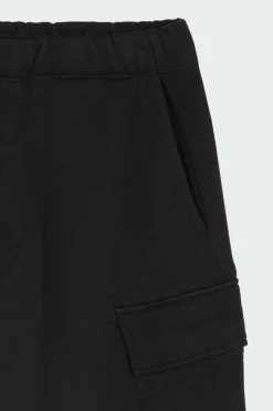 SWEATPANTS CARGO PANT IN DIAGONAL RAISED FLEECE - Jogging | Noir