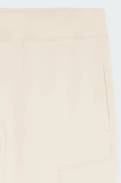 SWEATPANTS CARGO PANT IN DIAGONAL RAISED FLEECE - Pantalon de survêtement | Vert