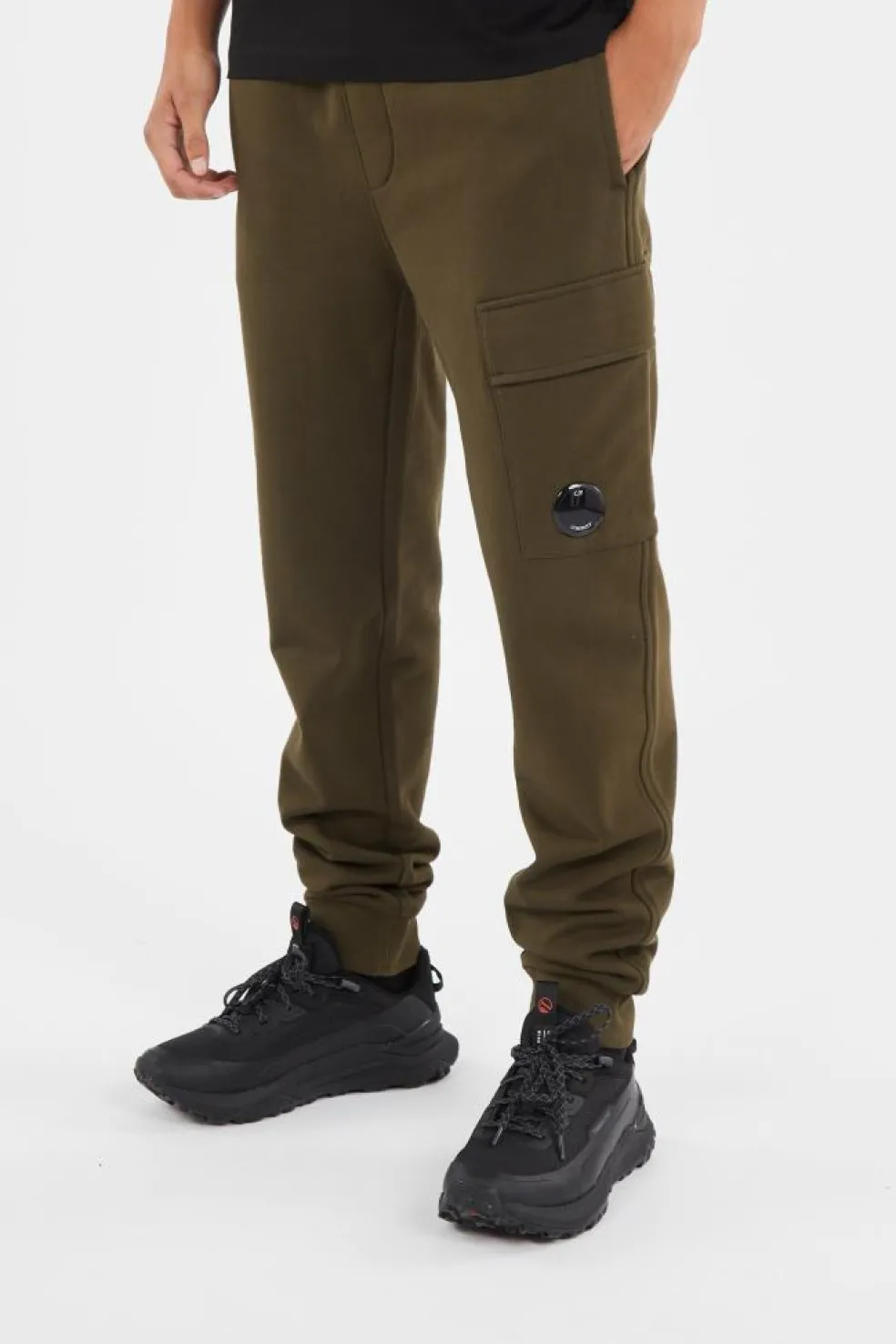 SWEATPANTS CARGO PANT IN DIAGONAL RAISED FLEECE - Jogging | Vert