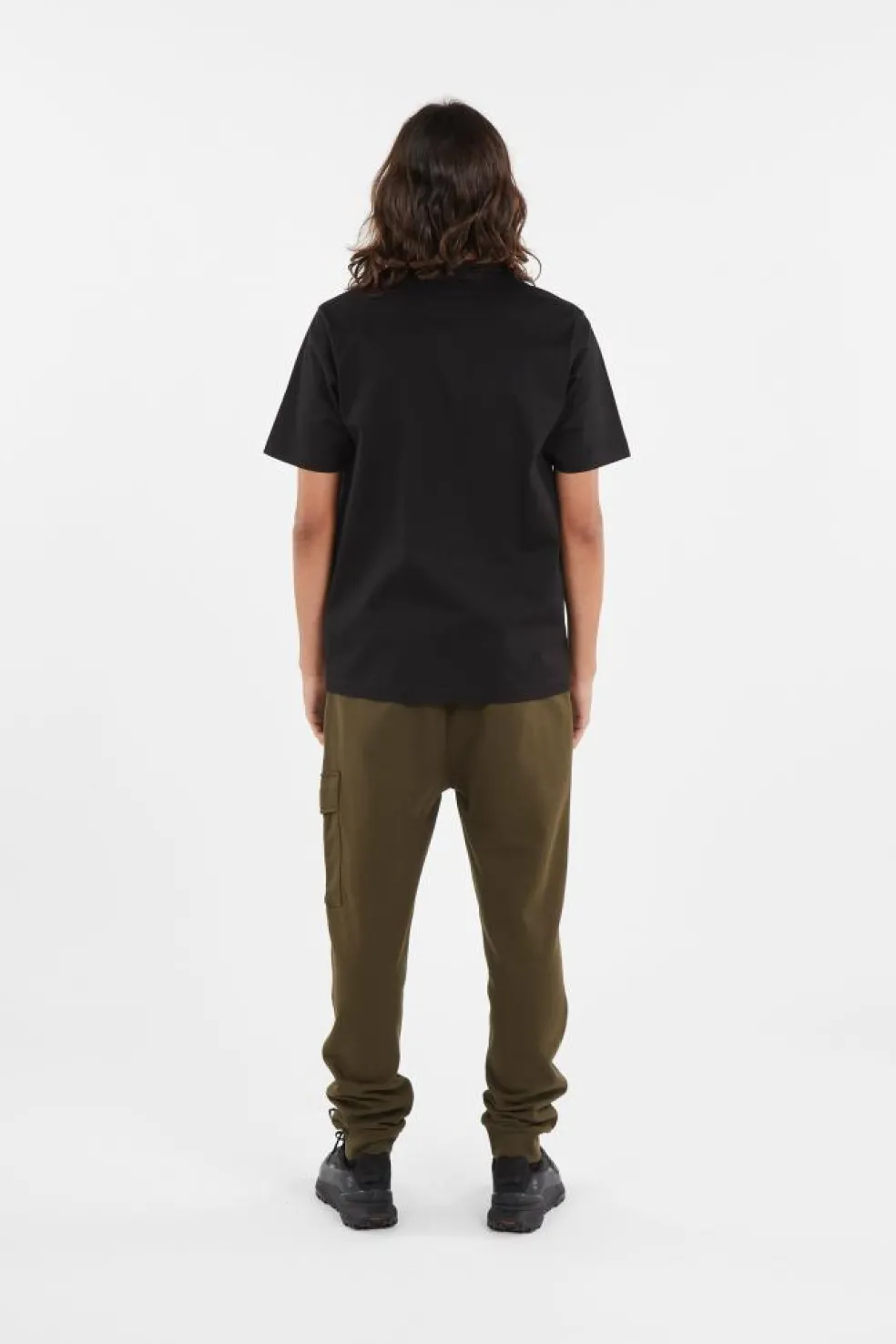 SWEATPANTS CARGO PANT IN DIAGONAL RAISED FLEECE - Jogging | Vert