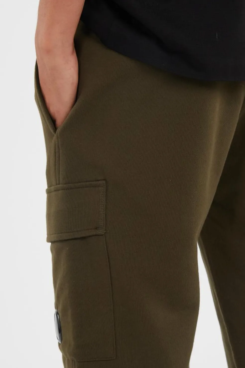 SWEATPANTS CARGO PANT IN DIAGONAL RAISED FLEECE - Jogging | Vert