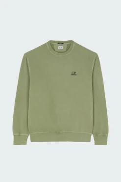 SWEATSHIRTS CREW NECK IN BRUSHED EMERIZED DIAGONAL FLEECE - Sweatshirt | Vert