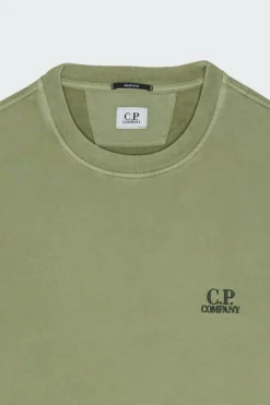 SWEATSHIRTS CREW NECK IN BRUSHED EMERIZED DIAGONAL FLEECE - Sweatshirt | Vert