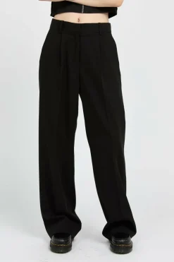 Tailored wide - Pantalon | Noir