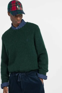 Textured Crewneck Sweater - Pull | Vert