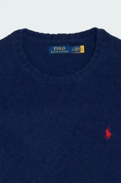 Textured Crewneck Sweater - Pull | Bleu