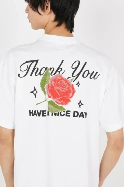 THANK YOU NICE DAY - T-shirt | Blanc