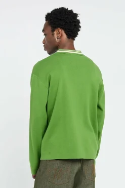 THE EMERALD GREEN KNITTED CARDIGAN - Cardigan | Vert