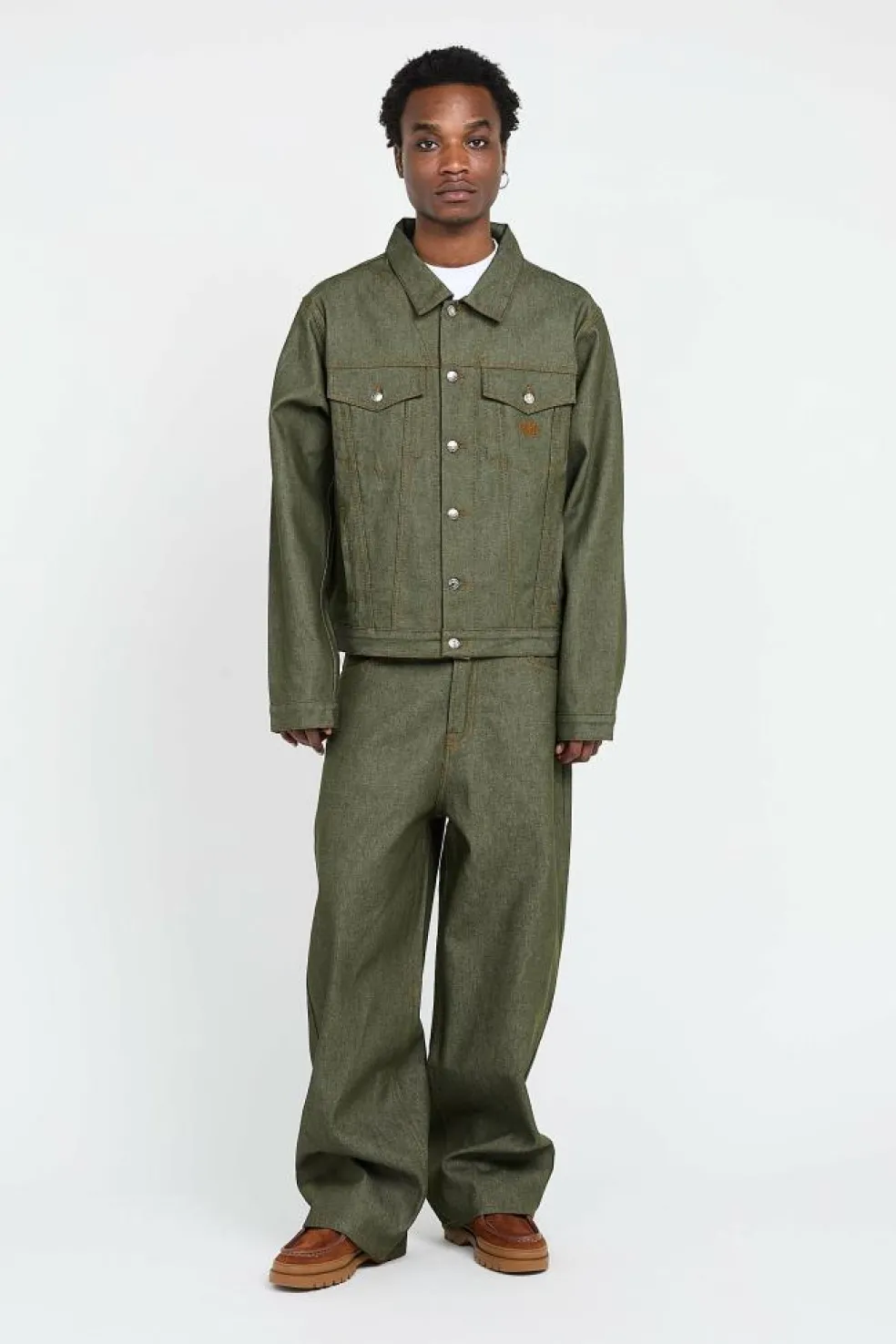 THE GARDENER’S GREEN DENIM JACKET - Veste | Vert