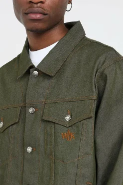 THE GARDENER’S GREEN DENIM JACKET - Veste | Vert