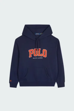 The RL Fleece Logo Hoodie - Hoodie | Bleu