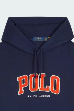 The RL Fleece Logo Hoodie - Hoodie | Bleu