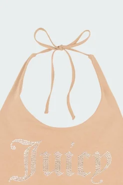 TIED HALTER - Top | Beige