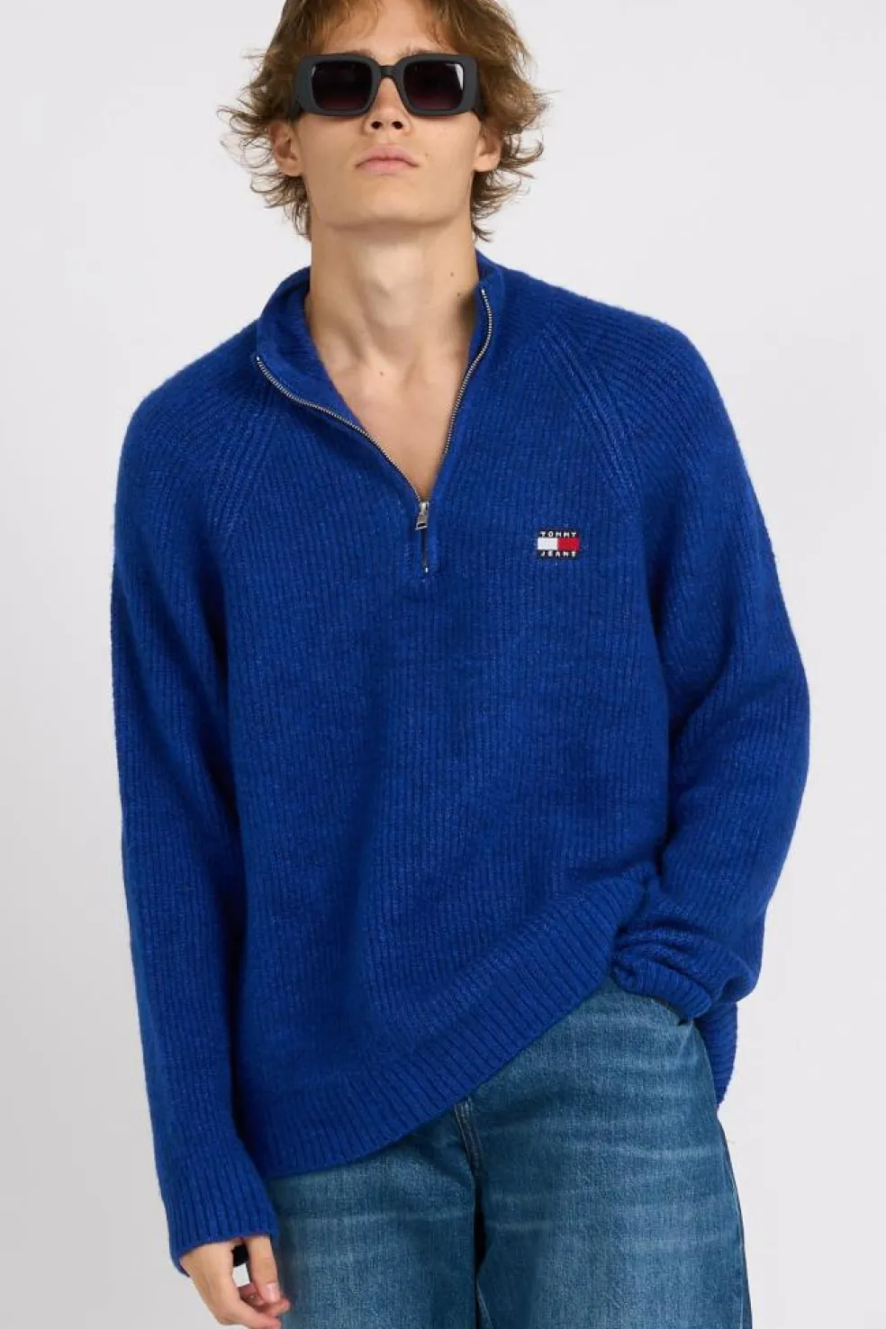 TJM REG 1/4 ZIP - Pull | Bleu
