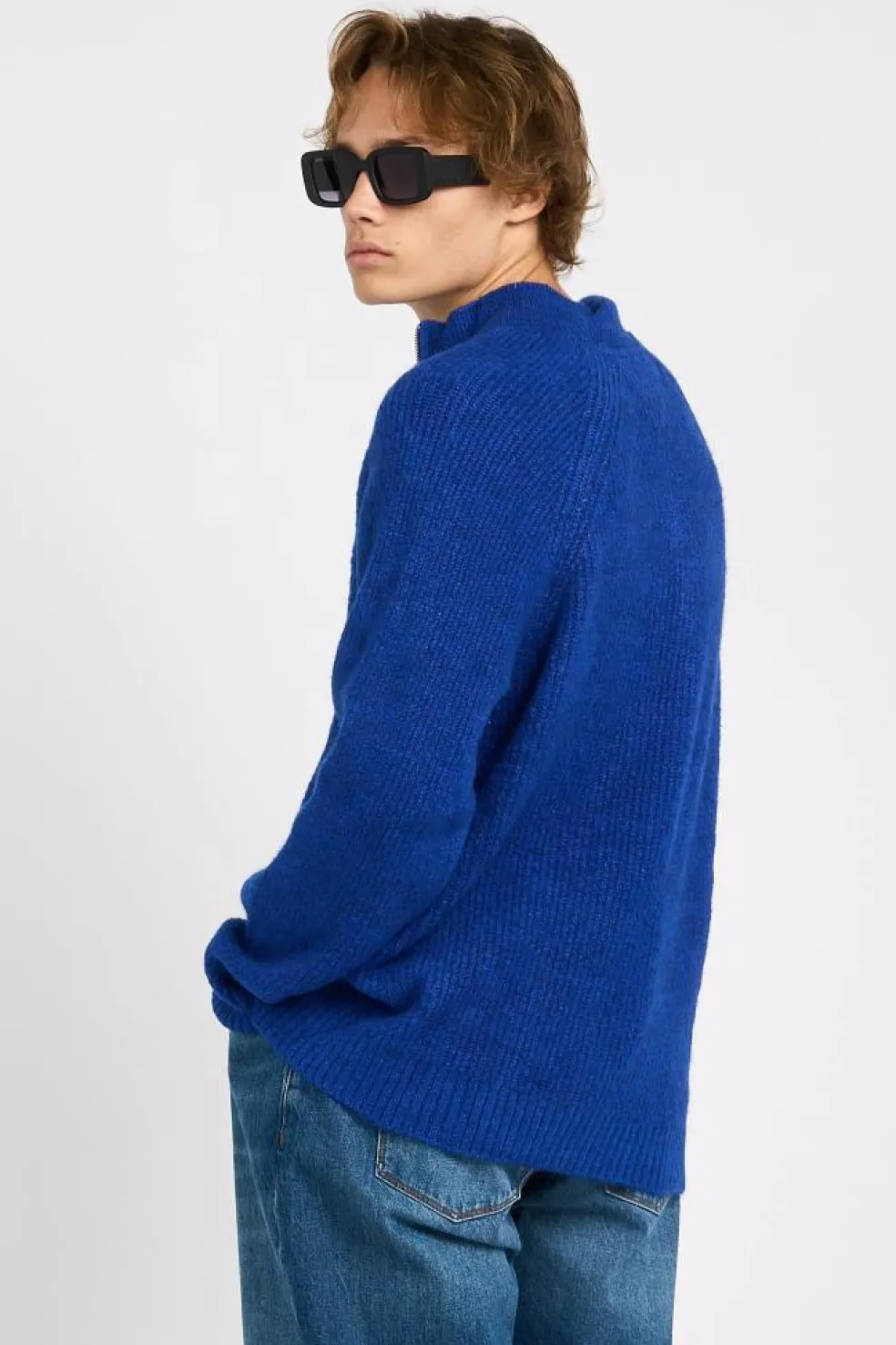 TJM REG 1/4 ZIP - Pull | Bleu