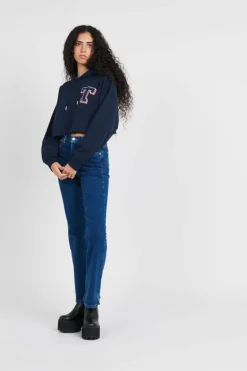 TJW CRP LETTERMAN - Hoodie | Bleu