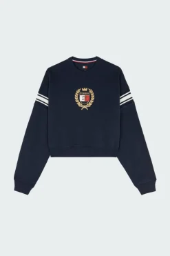 TJW NW BXY CREST CREW - Sweatshirt | Bleu