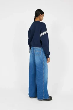 TJW NW BXY CREST CREW - Sweatshirt | Bleu