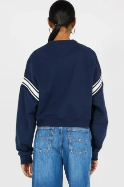 TJW NW BXY CREST CREW - Sweatshirt | Bleu