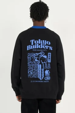 Tokyo Builders Sweat - Pull | Noir