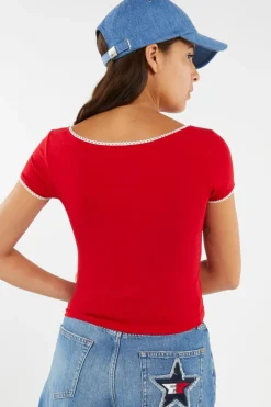 TOMMY GIRL BABY TEE - T-shirt | Rouge