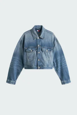 TOMMY GIRL OVSZ CRP - Veste | Bleu