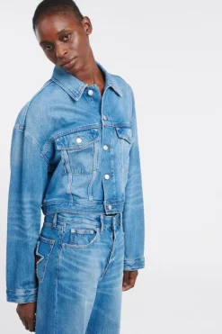 TOMMY GIRL OVSZ CRP - Veste | Bleu