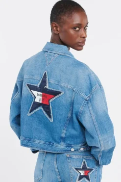 TOMMY GIRL OVSZ CRP - Veste | Bleu