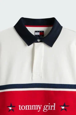 TOMMY GIRL RUGBY POL - Polo | Blanc
