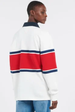 TOMMY GIRL RUGBY POL - Polo | Blanc