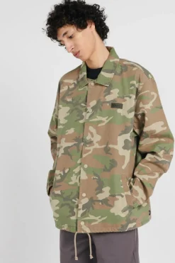 TORREY CANVAS COACH JACKET - Veste | Kaki