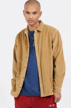 TREE ICON CORD - Chemise | Kaki