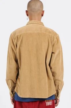 TREE ICON CORD - Chemise | Kaki