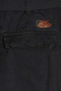 Treillis - Pantalon treillis ceinturé | Noir