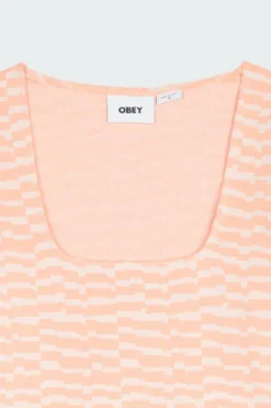 TRIP JACQUARD - Top | Orange