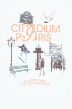 T-SHIRT CITADIUM PARIS - T-shirt | Blanc