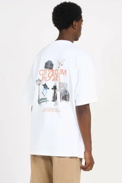 T-SHIRT CITADIUM PARIS - T-shirt | Blanc
