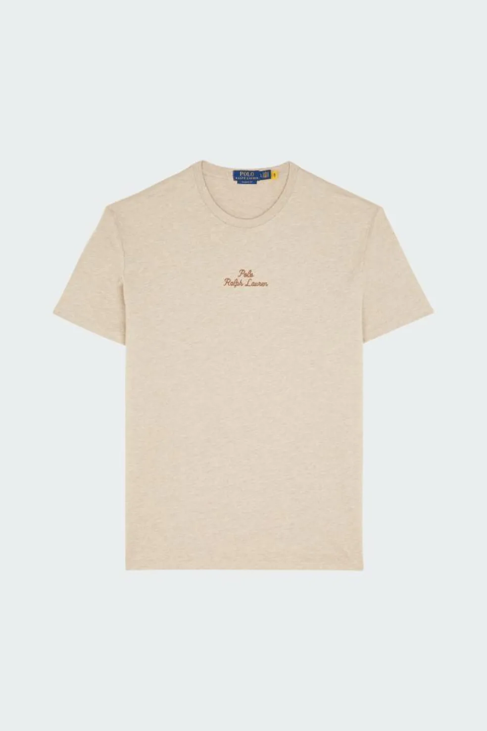 T-shirt coupe classique à logo en jersey - T-shirt | Beige