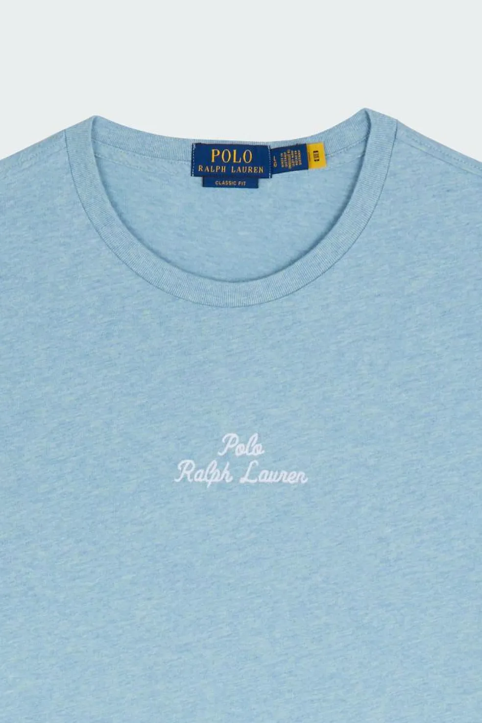 T-shirt coupe classique à logo en jersey - T-shirt | Bleu