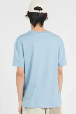 T-shirt coupe classique à logo en jersey - T-shirt | Bleu