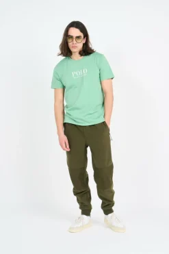 T-shirt de nuit logo en jersey de coton - T-shirt | Vert