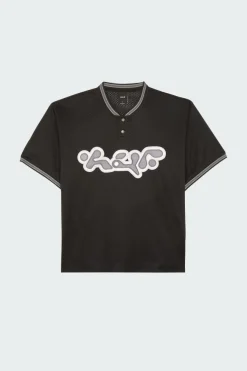 T-SHIRT HALFTIME HENLEY SS - Jersey | Noir