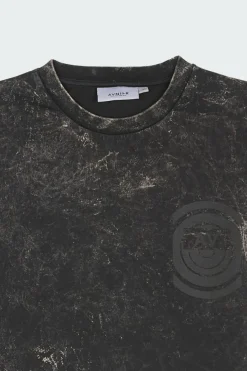 T-Shirt Source Sky Wash Radiowave - T-shirt | Noir