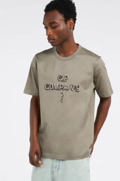 T-SHIRTS SHORT SLEEVE IN MERCERIZED JERSEY 30/2 TWISTED - T-shirt | Kaki