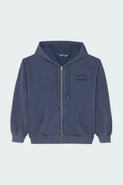 TWO HORSE CROPPED ZIP UP - Hoodie zippé | Bleu