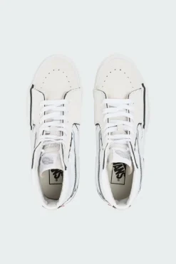 UA SK8-Hi Reconstruct True White - Baskets montantes | Blanc