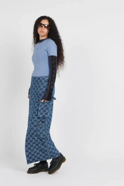 unit emb fitted - T-shirt | Bleu