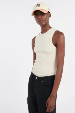 UNIT RIB TOP - Débardeur | Beige
